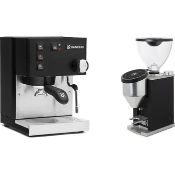 Kávovar Rancilio Silvia E, black + Rocket Espresso FAUSTINO 3.1, black
