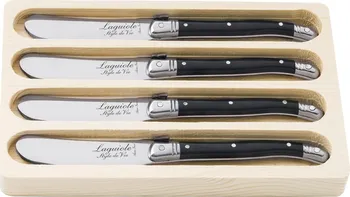 Kuchyňský nůž Laguiole Style de Vie Premium nože na máslo 6 cm 4 ks černé