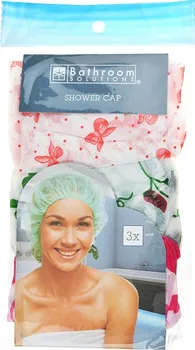 Sprchovací čepice Bathroom Solutions Shower Cap 3 ks