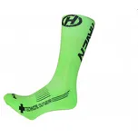 Cyklistické ponožky HAVEN Lite long DVA PÁRY Podkarta: 4-5 černá/zelená