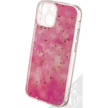 Pouzdro na mobilní telefon 1Mcz Gold Glam Růžové odlesky Skinny TPU ochranný kryt pro Apple iPhone 13 mini růžová (pink)