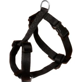 Postroj pro psa Nylonový postroj CLASSIC 40-65cm/15mm (S-M) - černá
