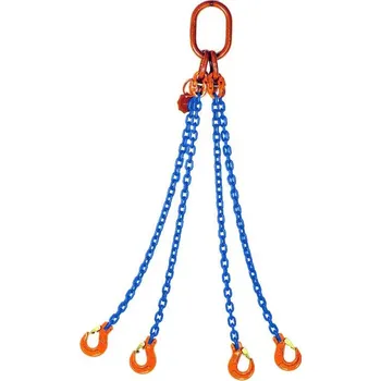 Železářství Zvedací řetěz tř.10 čtyřpramenný 21,2/15t AK4-16-10-LHG, celková délka 3 m