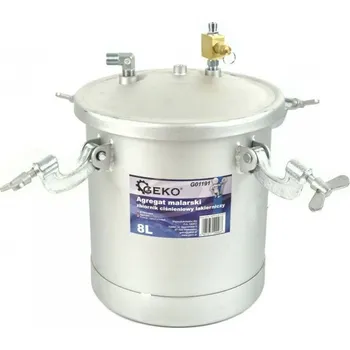 Nádrž na malování + hadice + pistole, 8l - Bez krabice GEKO