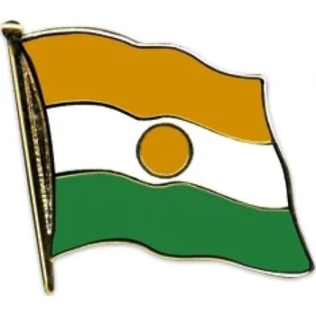 Odznak (pins) 20mm vlajka Niger - barevný