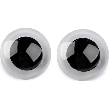 Oči velké s pojistkou Ø45 mm, barva 1 transparent