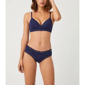 Kalhotky Dámské kalhotky 10432 - Ysabel Mora bílo-šedá S