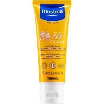 Přípravek na opalování Mustela Very High Protection Sun Lotion SPF50 40 ml