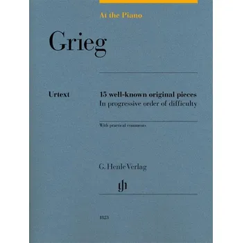 At The Piano - Grieg - 15 znmch originlnch skladeb v postupnm poad obtnosti s praktickmi komenti 1054571