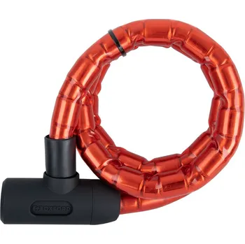 Motozámek Zámek BARRIER, OXFORD (červený, vyztužený, délka 1,4 m)