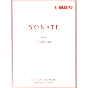 Sonate Clavecin pro cembalo (klavr) 1129040