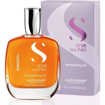 Vlasová regenerace Alfaparf Milano Semi di Lino Smooth uhlazující olej pro nepoddajné a krepatějící se vlasy 100 ml