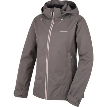 Dámská casual bunda Husky Dámská hardshell bunda Nelory L S, tm. kámen