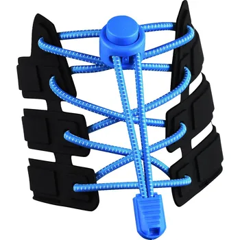 Tkaničky do bot Reflexní elastické tkaničky 120 cm modré