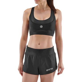 Dámské spodní prádlo Kompresní podprsenka SKINS Series-3 Womens Elite Bra, Black, Black, ST40750799001 S