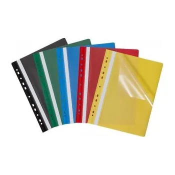 Set školních potřeb Skoroszyt Budget PP A4 z perf. Evo turkus (25szt)