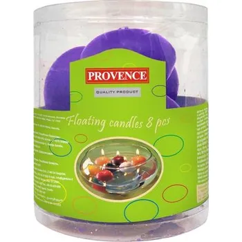 Svíčka Provence SVÍČKA PLOVOUCÍ 8ks - FIALOVÁ