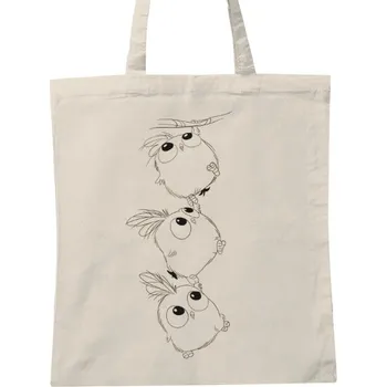 Nákupní taška Nákupní taška unisex s potiskem Pozor kuřatka