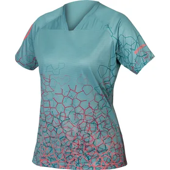 Cyklistické oblečení Endura Dámský dres SingleTrack Print Tee LTD, Bobule Barva: Bobule, Velikost: S