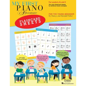 My First Piano Adventure - Flashcard Sheets - For the Young Beginner 988513