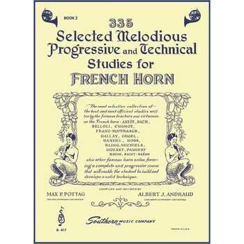 335 Selected Melodious Progressive Technical Stu - Studies for French Horn 1004211