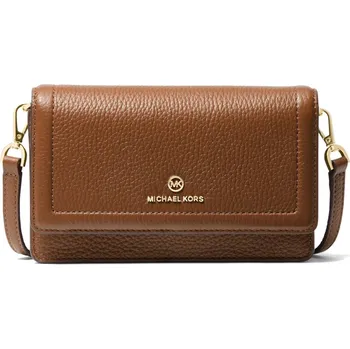 Kabelka Michael Kors Kabelka Jet Set Small Pebbled Leather Smartphone Convertible Crossbody Bag Luggage