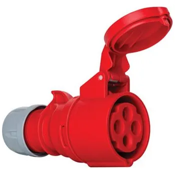 Elektrická zásuvka METE zásuvka spojovací 32A 4 kolík IP44