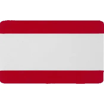 Uzavřená samolepicí podlahová kapsa, 1/2 A4, červená