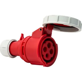 Elektrická zásuvka METE Zásuvka spojovací 4 kolík 16A IP67