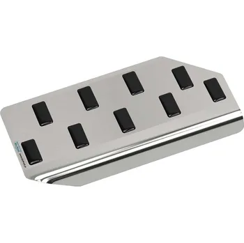 Autodoplněk Opěrka nohy Peugeot Partner II 2008-2018 • nerez • Alu-Frost