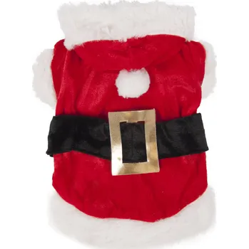 Obleček pro psa Flamingo Vánoční kostým Santa pro psy 30cm