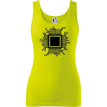 Procesor - Dámské tílko - XS ( Limetková )