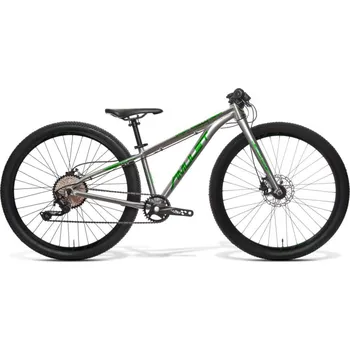Horské kolo Amulet Youngster 1.10 26" Alu Brushed Transparent/Green Shiny 2022 XS