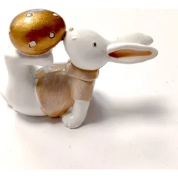 Velikonoční dekorace Zajíček z vajíčkem