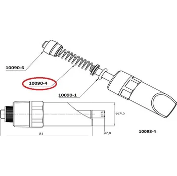 napáječka pro hospodářská zvířata Pružinka náhradní k napáječce 0494, 0455