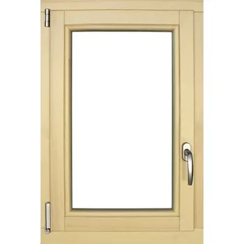 Okno Dřevěné okno lakované borovice 60 x 90 cm levé trojsklo