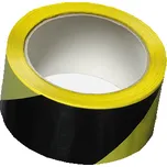 Den Braven Lepicí páska výstražná, 50 mm x 66 m, černo žlutá, pravá