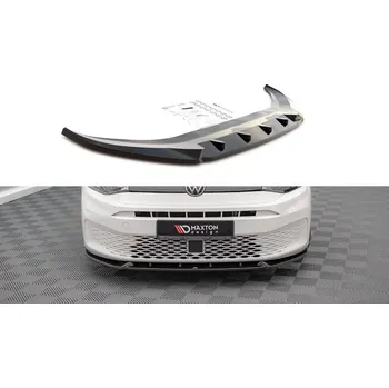 Karosérie Spojler pod nárazník lipa V.2 Volkswagen Caddy Mk5 černý lesklý plast