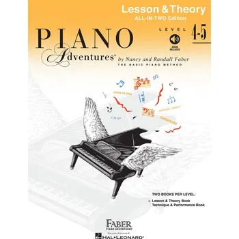 Faber Piano Adventures: Level 4-5 Lesson Theory - All-in two edition 987303
