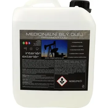 Olej na dřevo BBB barvy Parafínový olej medicinální 5 L