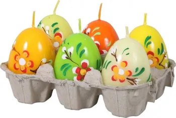 Velikonoční dekorace Nohel Garden Svíčka vejce velikonoční malovaná mix