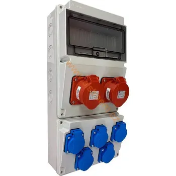 Rozvaděč 63621.50101 zásuvková kombinace osazená ELEKTRIUM