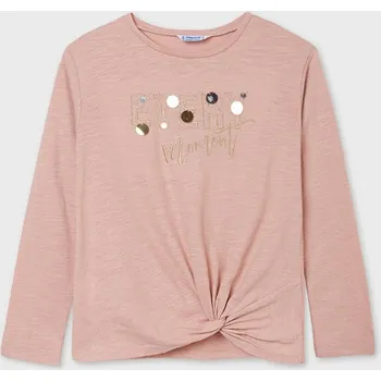 Dámská halenka Dívčí triko Mayoral dlouhý rukáv 7083-38 růžová Rozměr: 167 (18 let)
