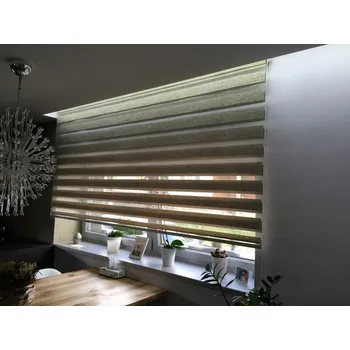 Stavební výplň Roleta DEN a NOC PARELLA - uchycení na zeď nebo strop, hliníkový profil 2000 x 1500 mm