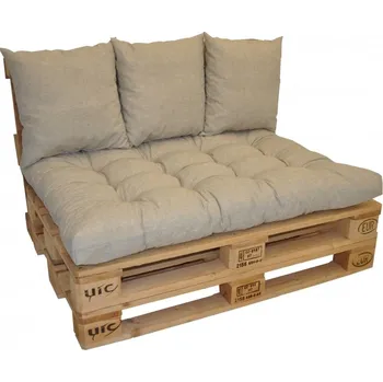 Podsedák Axin Trading s.r.o. Polstry na paletový nábytek sada EASY - látka tmavě béžový melír