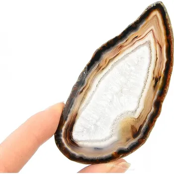 Přírodní kámen Achát plátek Brazílie 34g