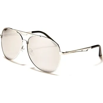 Air force Unisex Aviator sluneční brýle Stříbrné Olympic eyewear AV5126s2