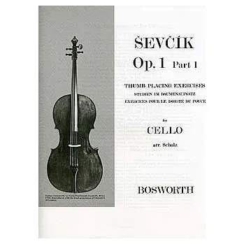 Thumb Placing Exercises for Cello Op.1 Part 1 - Studien im Daumenaufsatz - Exercices pour le doigt du pouce - cvien pro violoncello 736505