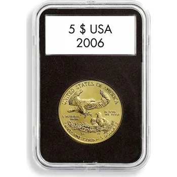 Obal pro sběratelský předmět LEUCHTTURM Bublinky QUICKSLAB, 5 ks Ø: 40 mm