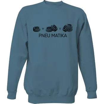 Pánská mikina Mikina bez kapuce Unisex s potiskem Pneu matika pánské